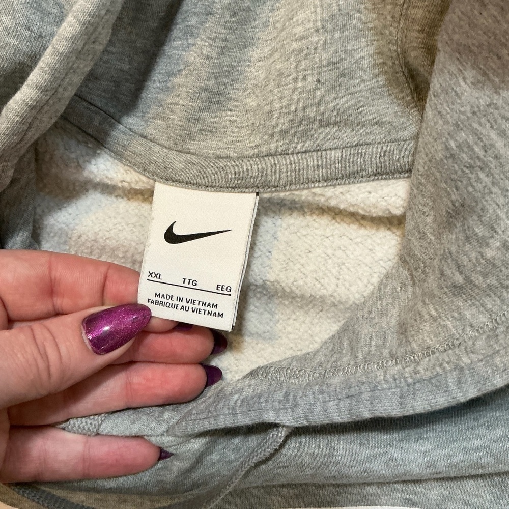 Nike Golf Club Fleece Hoodie Gray XXL Men’s Pullover Sweatshirt - Picture 5 of 7